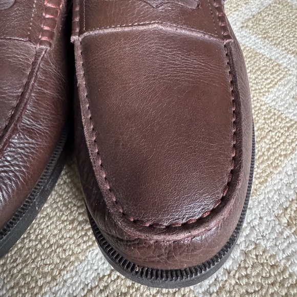 Rockport Leather Penny Loafers Brown Comfort Dress Shoes Size 10.5 - Picture 13 of 15